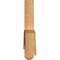 Ekena Millwork Bellingham Timber Gable Bracket, Western Red Cedar, 96"W x 20"H x 3 1/2"D x 5 1/2"F, 5/12 Pitch GBW096X20X0406BEL00SWR - alternate 5